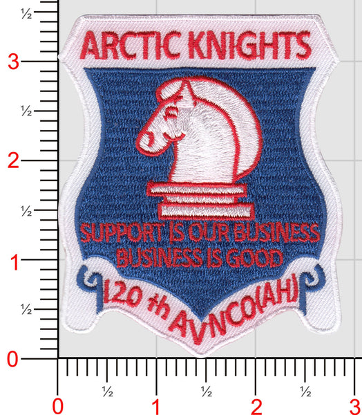 US Army 120th AVN Co Arctic Knights Patch