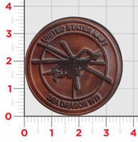 Officially Licensed US Navy Sea Dragon WTI Leather patch