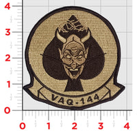 Officially Licensed VAQ-144 Main Battery Tan Squadron Patch