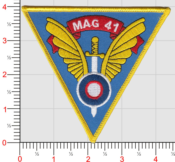 Officially Licensed USMC Marine Aircraft Group MAG-41 Patch