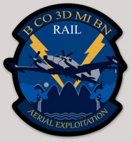 Official 3rd MI Military Intelligence Battalion Rail Sticker