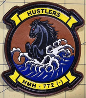 Officially Licensed HMH-772 Hustlers Leather Patches