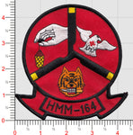 Officially Licensed USMC HMM-164 Vietnam Squadron Patch