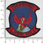Officially Licensed USMC HMM-265 Dragons Patch