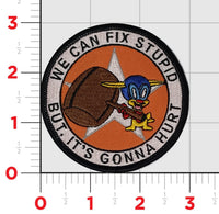 Official NAS Whiting FCF We Can Fix Stupid Shoulder Patch