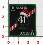 Official VFA-41 Black Aces Christmas Patch