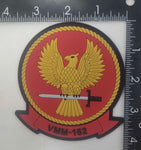 Officially Licensed USMC VMM-162 Golden Eagles PVC GITD Patch