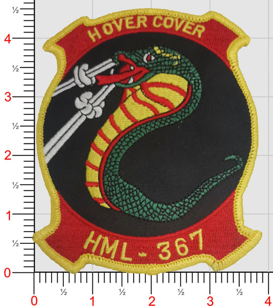 Officially Licensed USMC HML-367 Scarface Squadron Patch