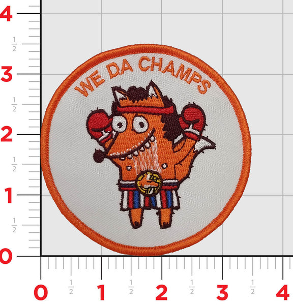 HSM-74 Swamp Fox We Da Champs shoulder patch