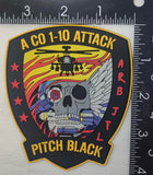 Official Alpha Company 1-10 Attack Pitch Black Patch