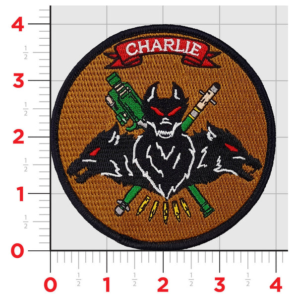 Official 2nd Light Anti-Aircraft Detachment LAAD Charlie Company Patch