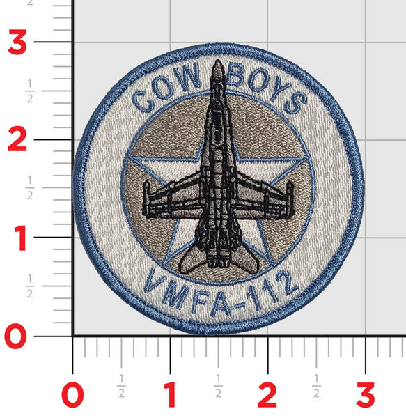Official VMFA-112 Cowboys F-18 Shoulder patches