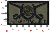 US Border Patrol Horse Patrol Unit Small 2x3.5 inch Patch