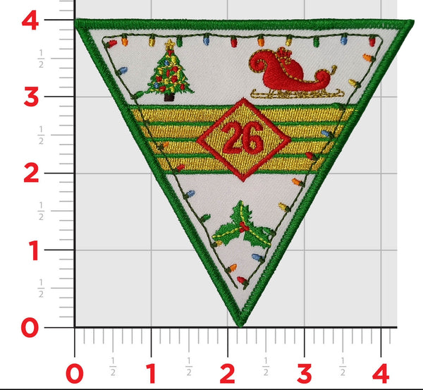 Official Marine Air Group 26 Christmas Patch