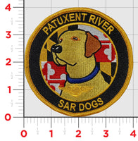 Officially Licensed Pax River SAR Dogs Patch