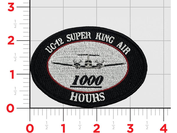 H&HS New River UC-12 Super King Air 1000 Hours Patch