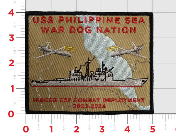 Official CG-58 USS Philippine Sea 2023-2024 Cruise Patch