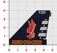 Official VFA-22 Redcocks F-18 Tail Flash Patch