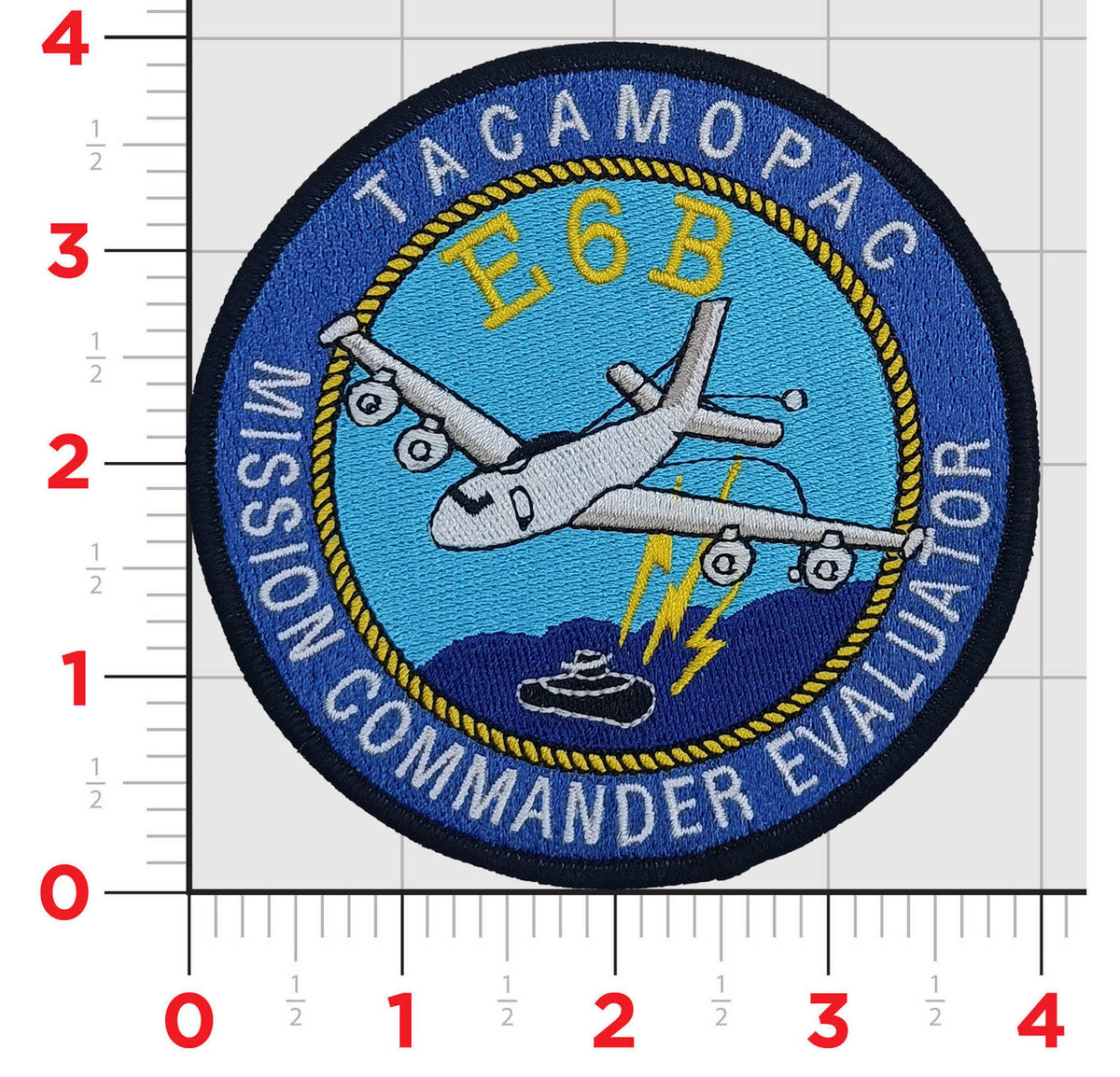 Official VQ-3 Ironman TACAMOPAC E-6B Patch – MarinePatches.com - Custom ...