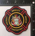Official MWSS-273 Aircraft Rescue Firefighting PVC patch