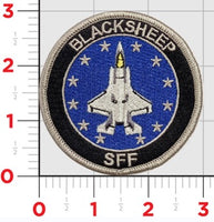 Official VMFA-214 Blacksheep F-35 Flightline Qual Shoulder Patches