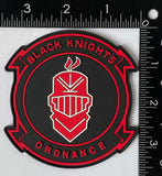 Official VMFA-314 Black Knights Ordnance PVC glow patch