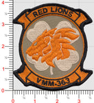 Officially Licensed USMC VMM-363 Red Lions Desert Patch