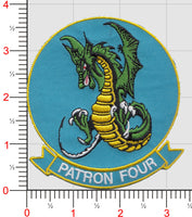 Officially Licensed US Navy VP-4 Skinny Dragons Patch