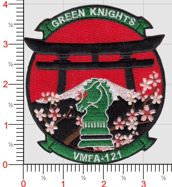 Official VMFA-121 Green Knights Japan Patch