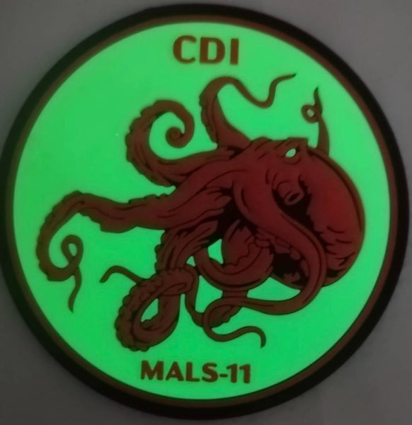Official MALS-11 Devilfish PVC Qual Shoulder Patch – MarinePatches.com ...