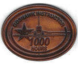 T-45 Goshawk Instructor 1000 Hour Leather Patch