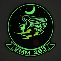 Officially Licensed VMM-263 Thunder Chickens PVC Glow chest patch