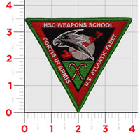 Official US Navy HSCWSL Weapons School Atlantic Christmas Patch