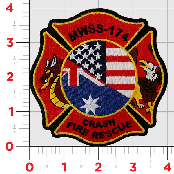 Official MWSS-174 Crash Fire Rescue Patch