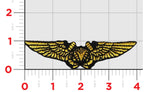 Navy/USMC Officer Drone Wings Patch
