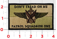 Official VP-1 Screaming Eagles NAU Flag Don't Tread on Me Patch