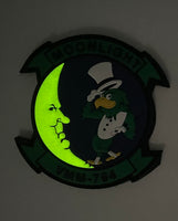 Officially Licensed USMC VMM-764 Moonlight (Top Hat) PVC Patches