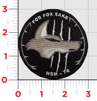 HSM-74 Swamp Fox For Fox Sake Shoulder Patches