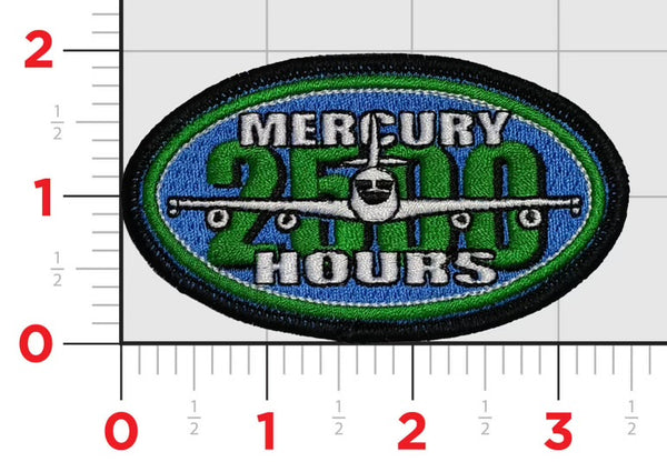 Boeing 707 Mercury 2500 Hours patch