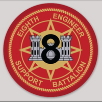 Eight Engineer Support Battalion Sticker