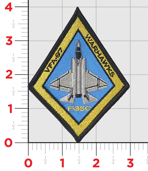 Official VFA-97 Warhawks F-35 Shoulder Patch