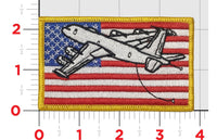 US Navy E-6B Mercury 707 US Flag Patch