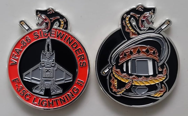 Official VFA-86 Sidewinders F-35 coin