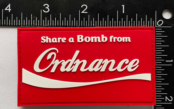 IYAOYAS Share a Bomb from Ordnance PVC Patch