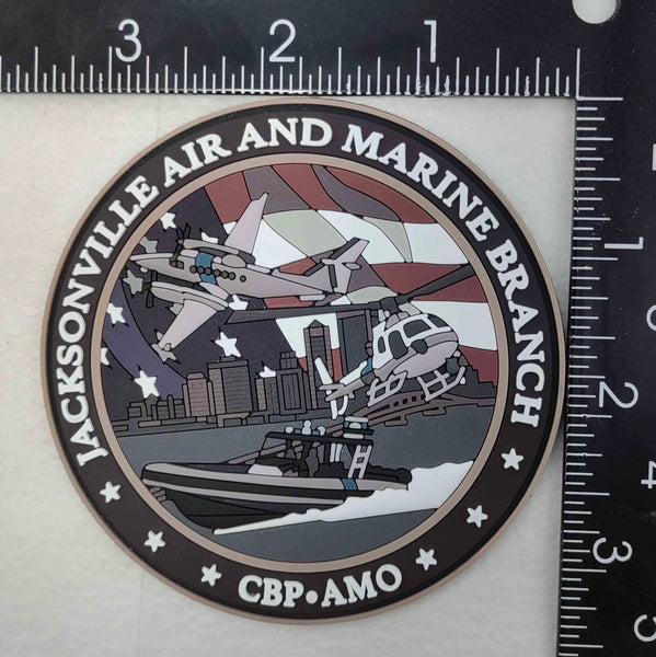 Official CBP Air & Marine Jacksonville AMO 2024 PVC patch