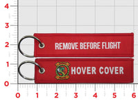 Official HMLA-367 Scarface Hover Cover Remove Before Flight key rings