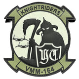 Officially Licensed USMC VMM-164 Knightriders Squadron Patches