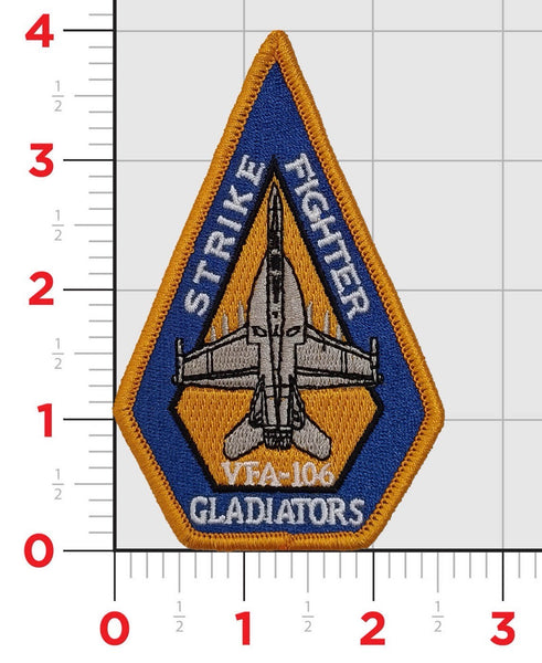 Official VFA-106 Gladiators F-18 Super Hornet Shoulder Patch