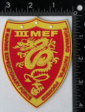 Officially Licensed 3rd MEF Marine Expeditionary Force PVC Patch