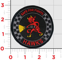 Official VMFA-533 Hawks Black Mac Safe for FIGHT Shoulder Patch